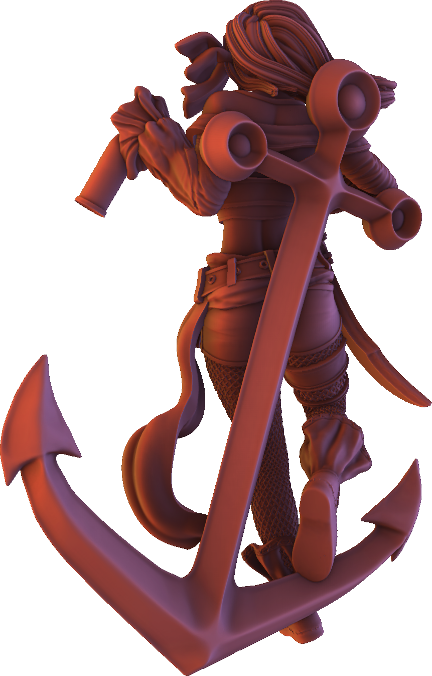 Ravi - Fantasy Girls #5 - Zara, Rum Queen  - 75mm Pin Up/Figure/Model/Diorama