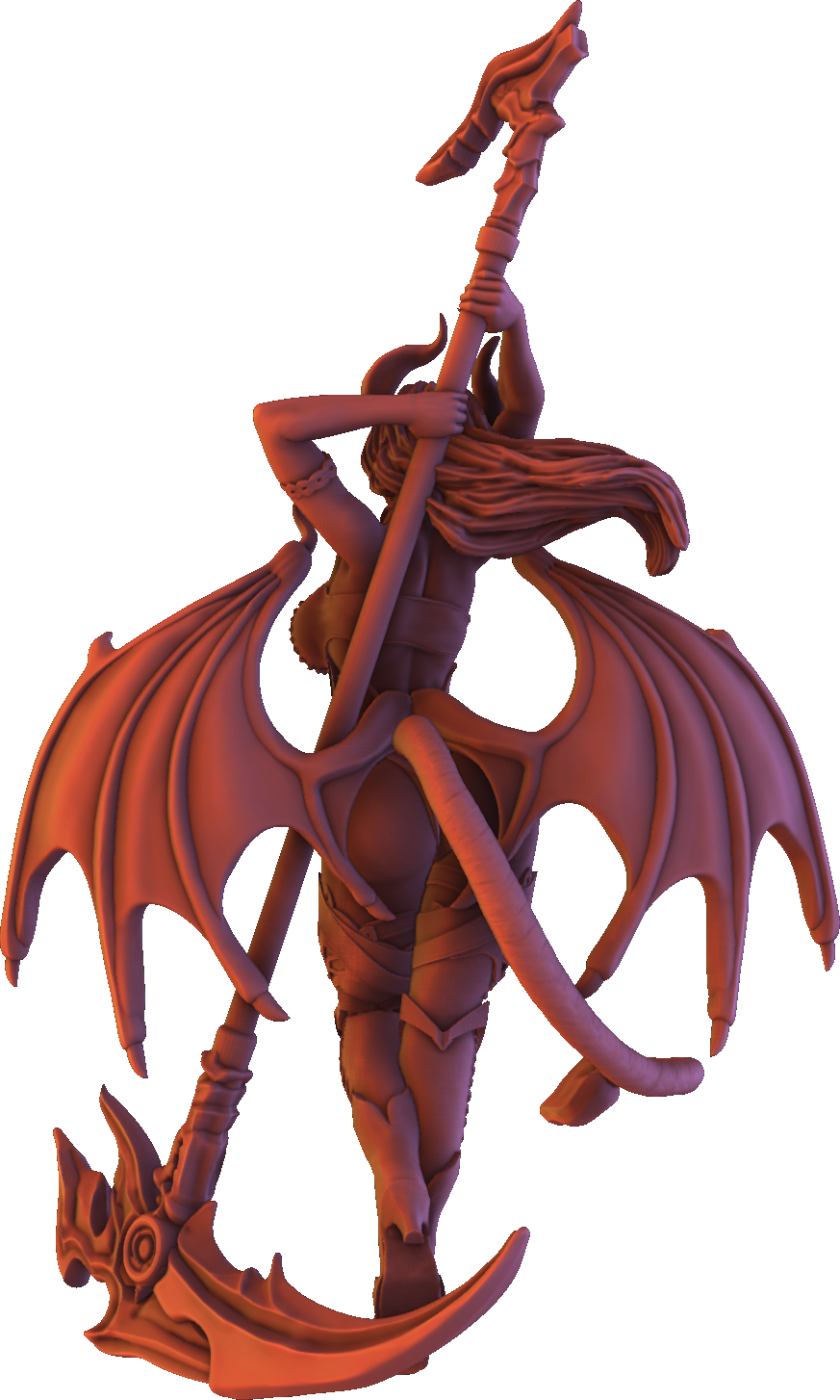 Ravi - Fantasy Girls #5 - Zarya Deathkiss - 75mm Pin Up/Figure/Model/Diorama