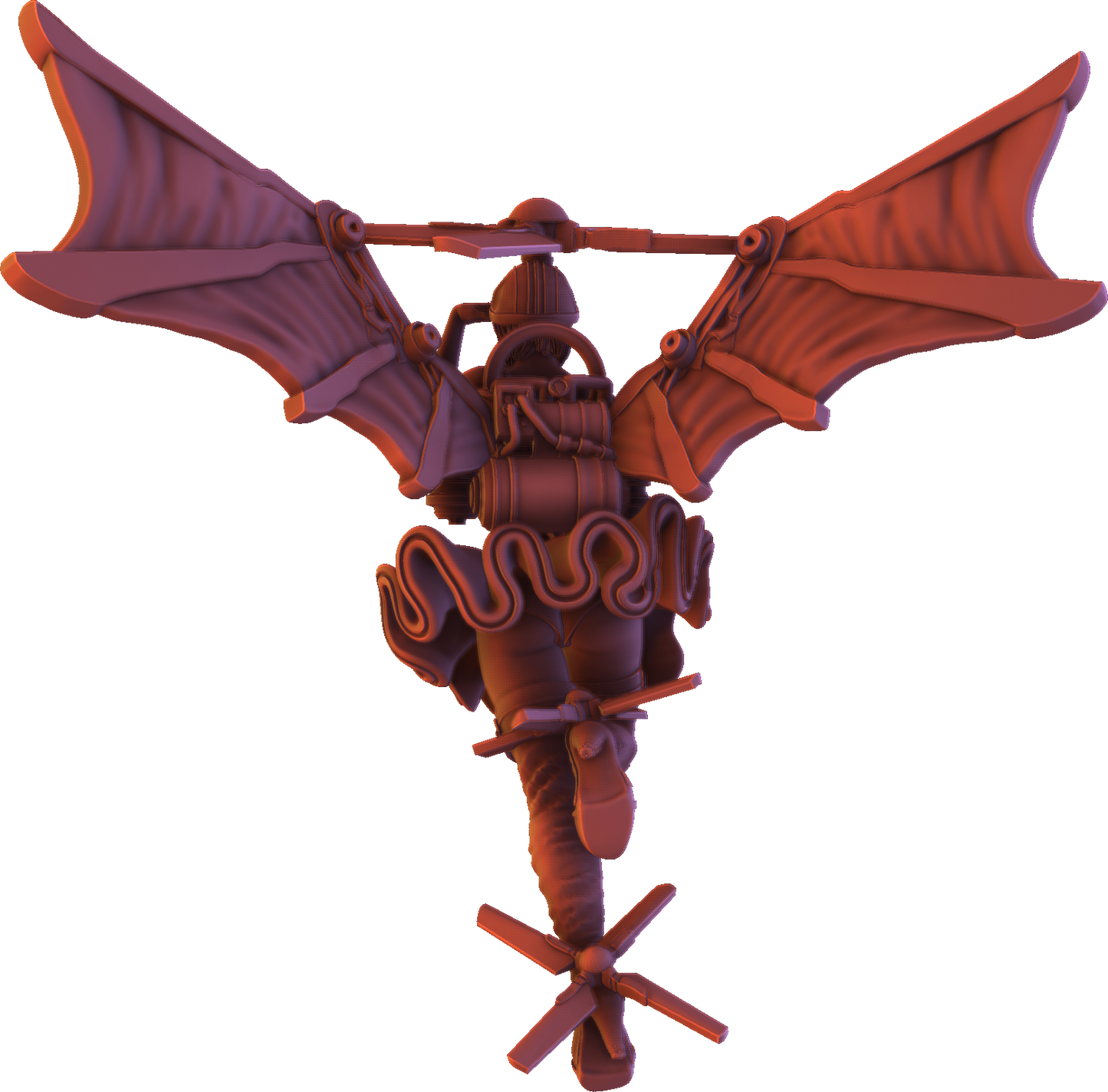 Ravi - Fantasy Girls #5 - Elara Gearspark, False Dragon - 75mm Pin Up/Figure/Model/Diorama