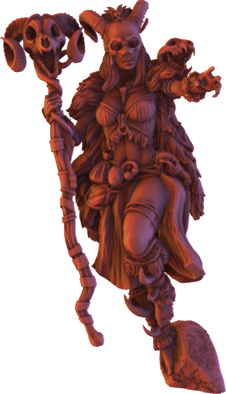 Ravi - Fantasy Girls #5 - Kyala, Bone Witch - 75/180mm Pin Up/Figure/Model/Diorama