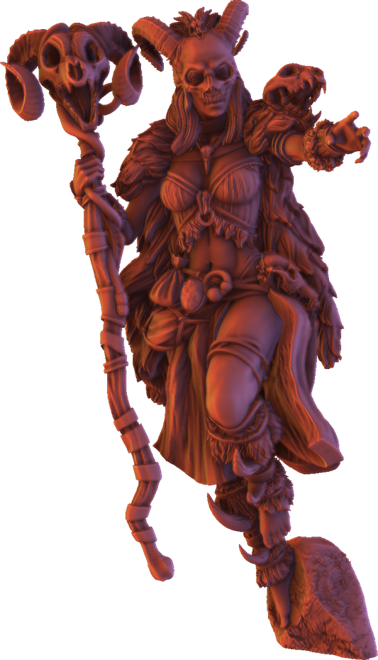 Ravi - Fantasy Girls #5 - Kyala, Bone Witch - 75/180mm Pin Up/Figure/Model/Diorama