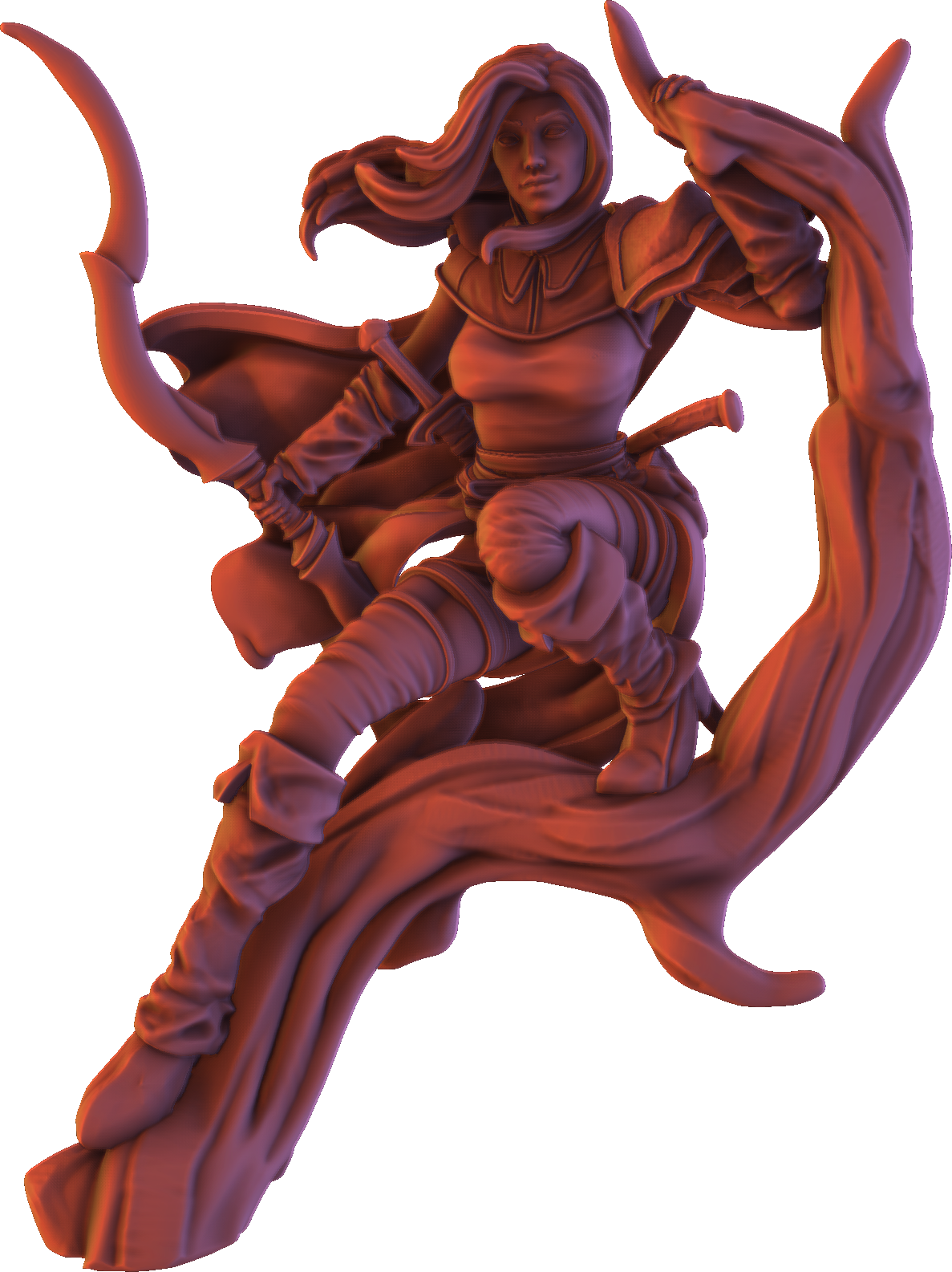 Ravi - Fantasy Girls #5 - Alyssa, Forest Phantom - 75mm Pin Up/Figure/Model/Diorama