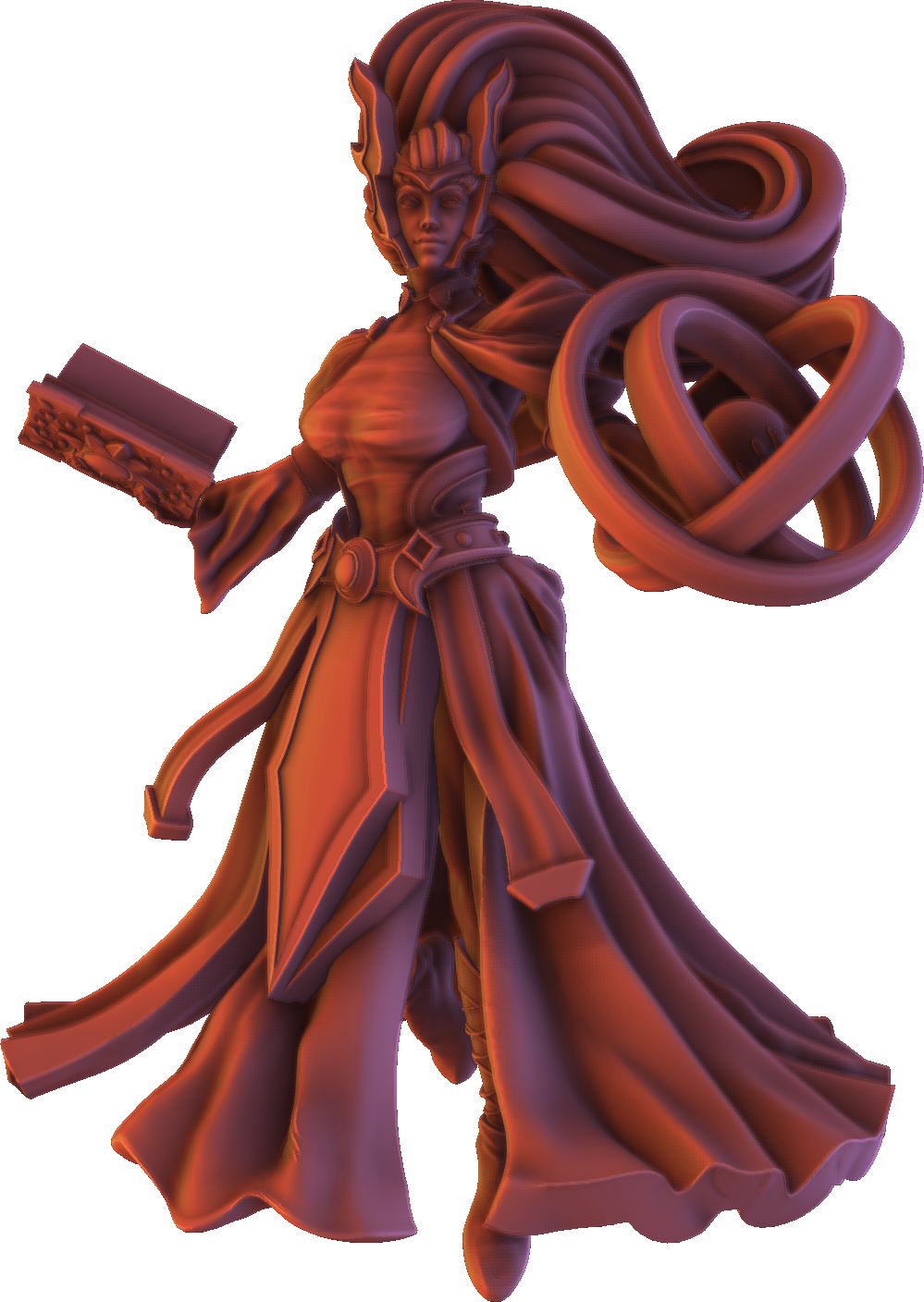 Ravi - Fantasy Girls #5 - Thalia, Magical Tutor  - 75mm Pin Up/Figure/Model/Diorama