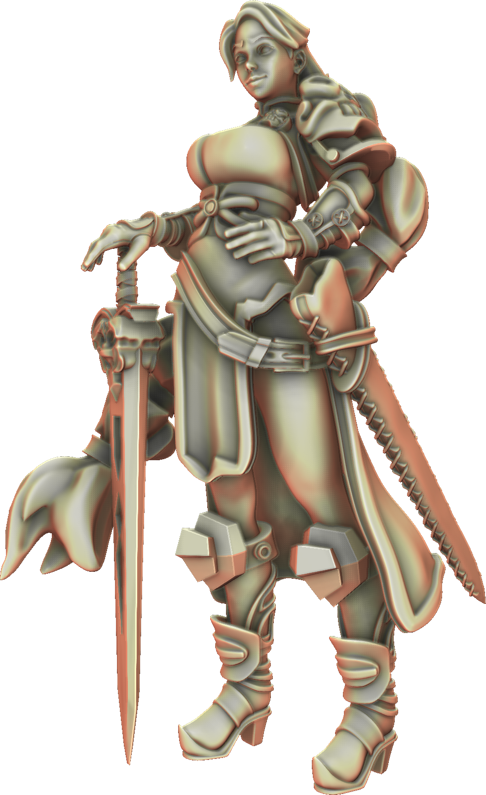 Valkyrie Legend - Brielle Swiftblade - 32/75mm Pin Up/Figure/Model/Diorama