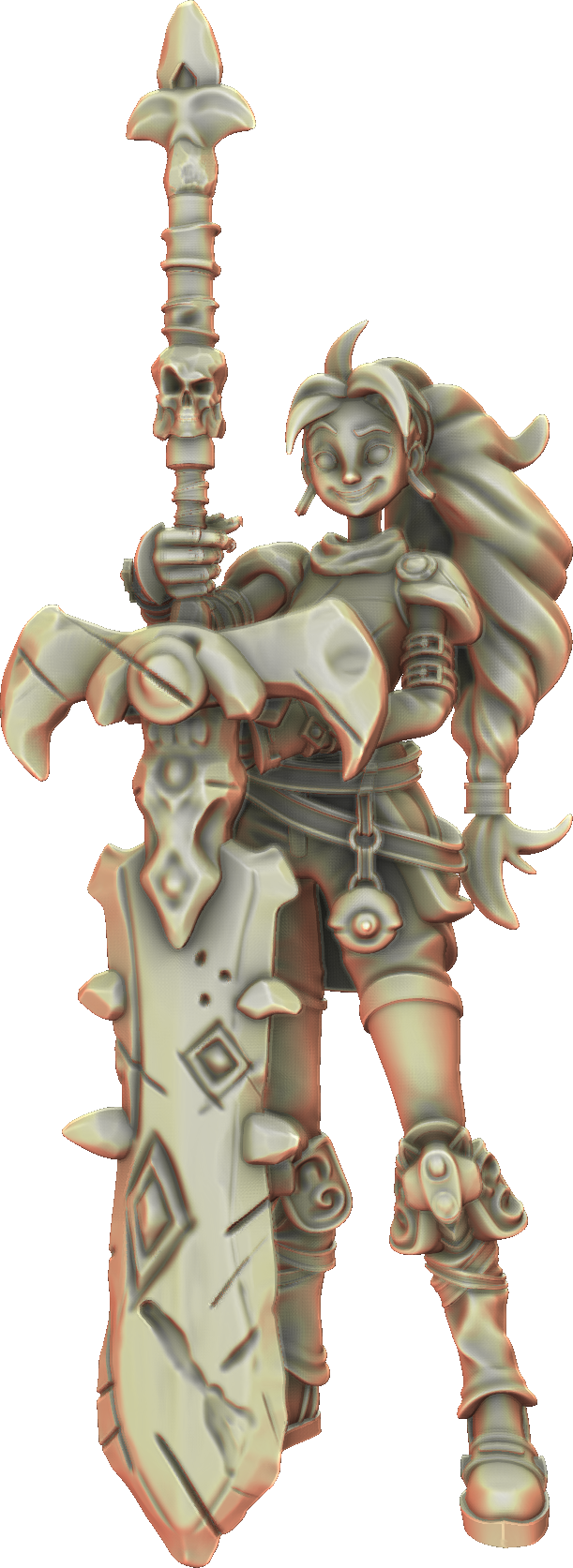 Valkyrie Legend - Elowen Ironclad - 32/75mm Pin Up/Figure/Model/Diorama