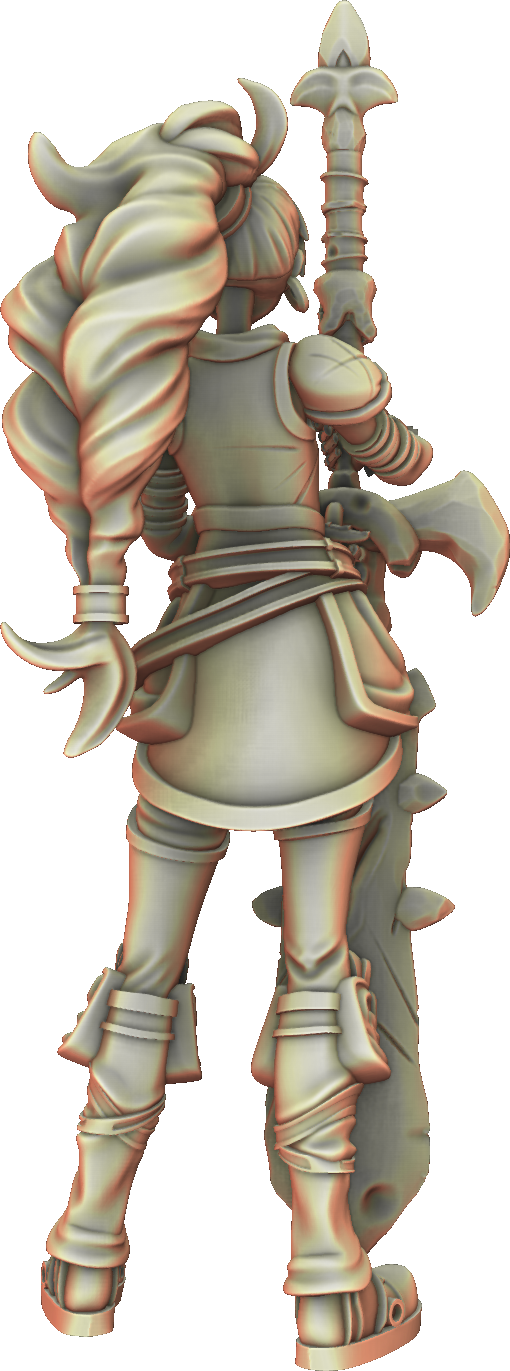 Valkyrie Legend - Elowen Ironclad - 32/75mm Pin Up/Figure/Model/Diorama