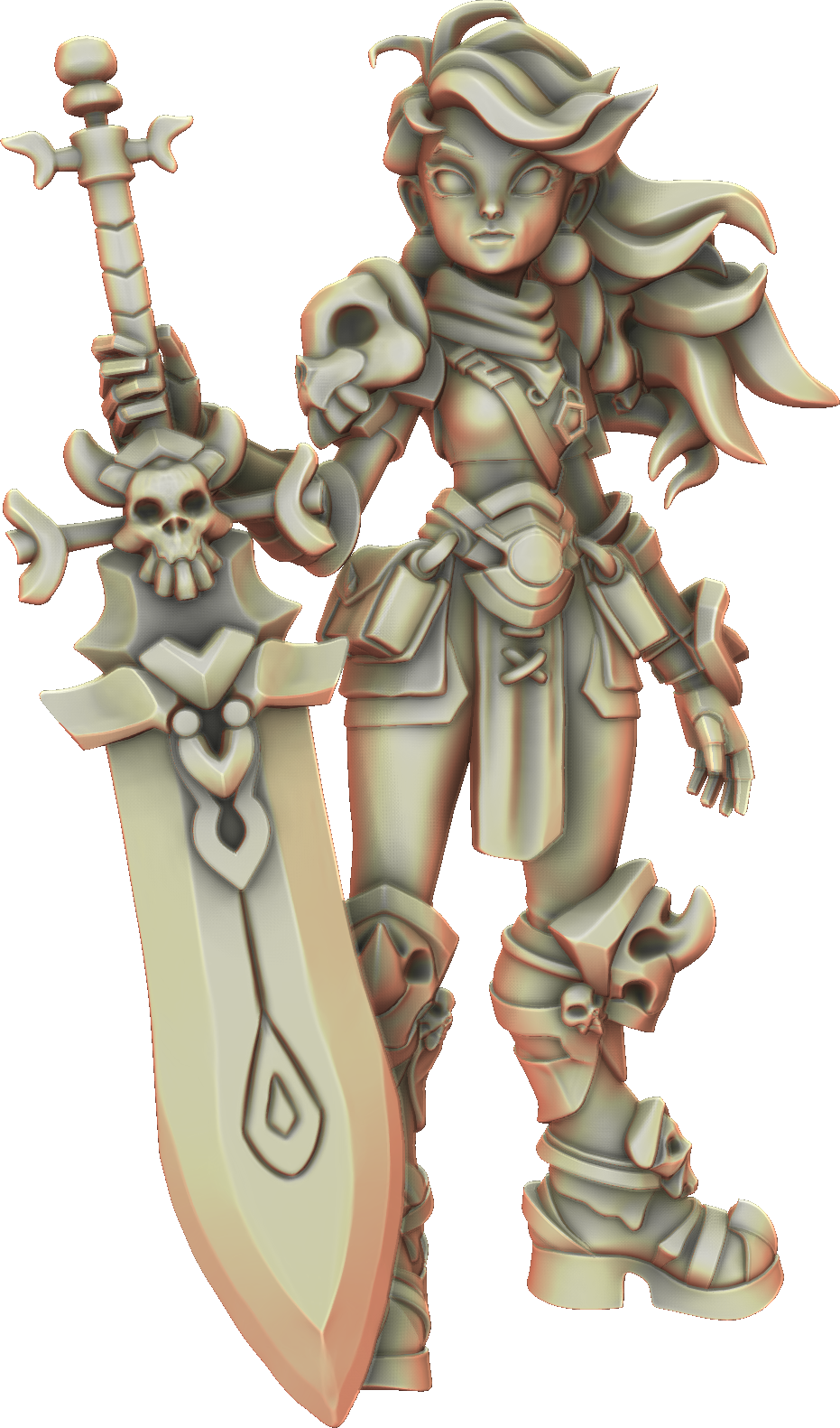 Valkyrie Legend - Livia Shadowstrike - 32/75mm Pin Up/Figure/Model/Diorama