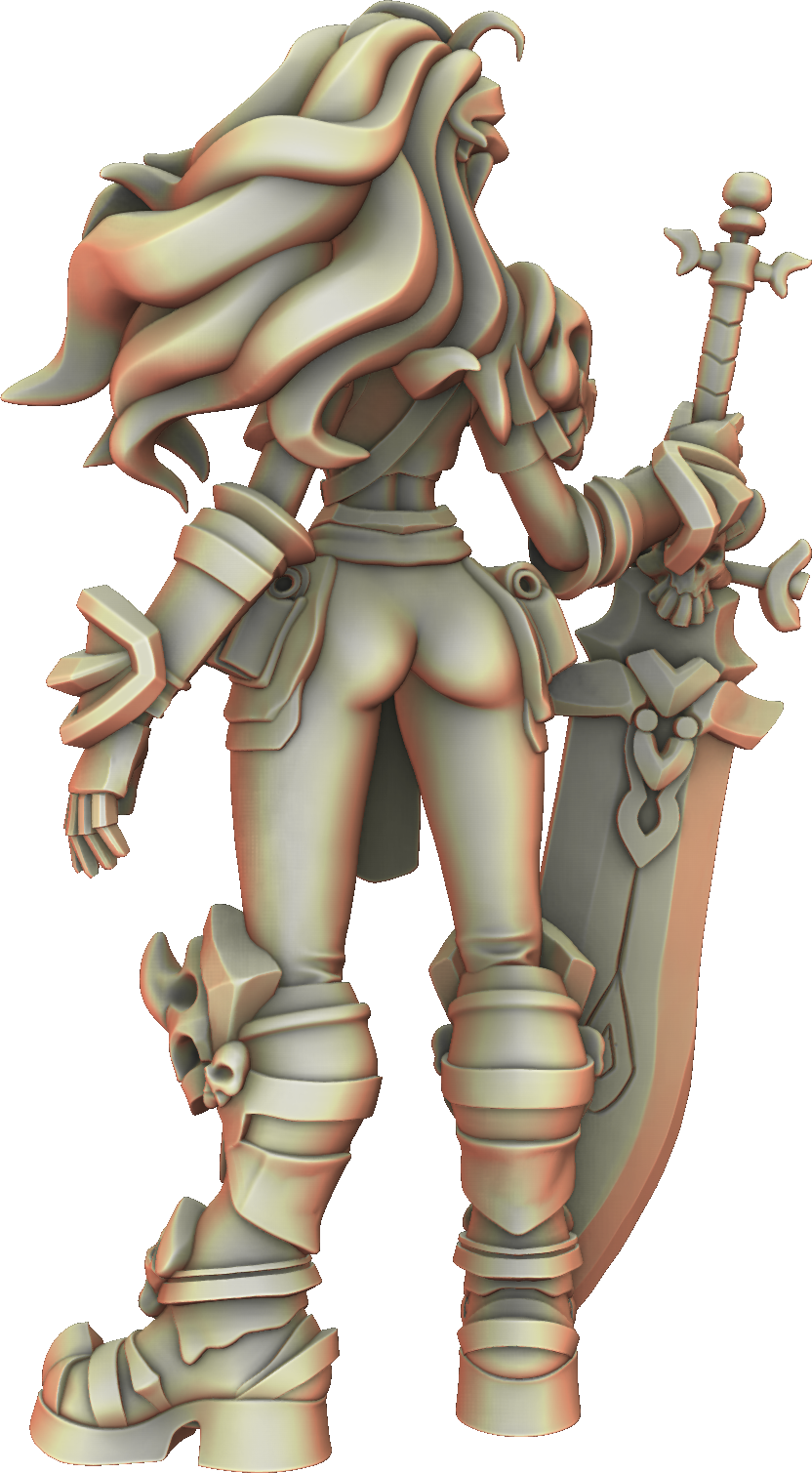 Valkyrie Legend - Livia Shadowstrike - 32/75mm Pin Up/Figure/Model/Diorama