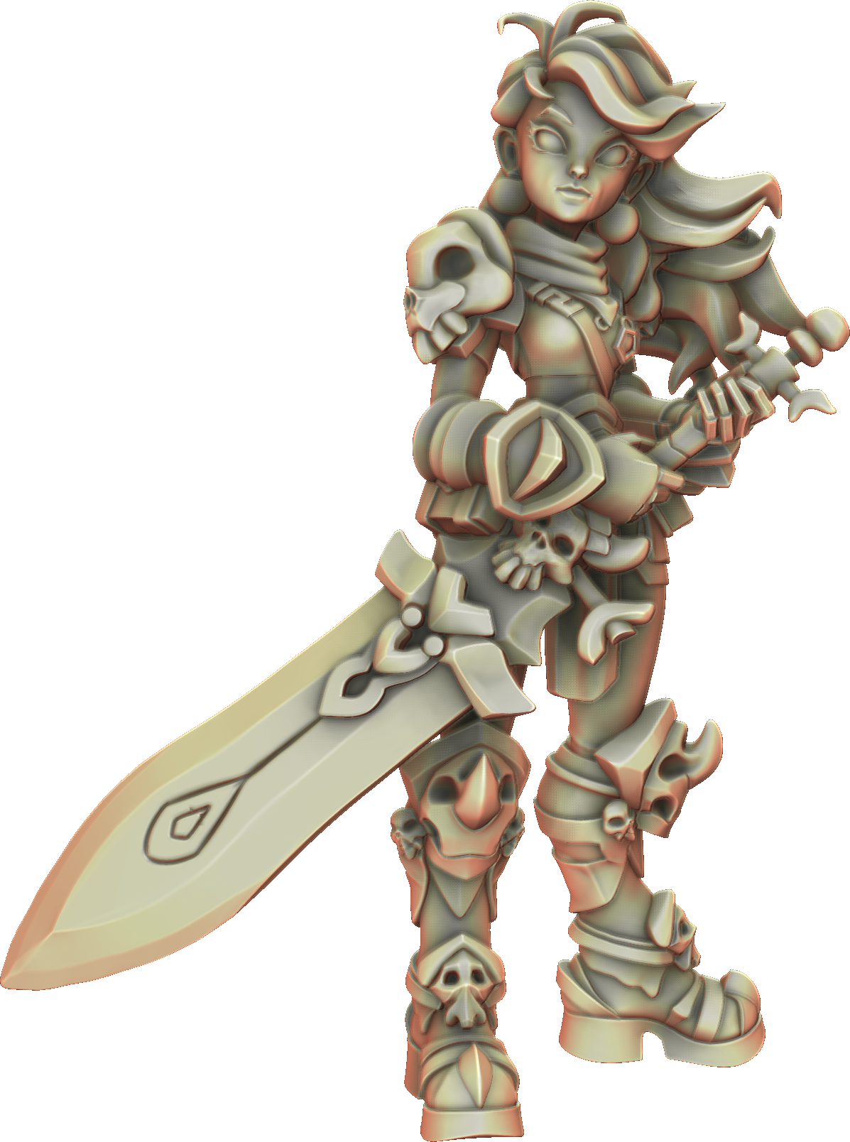 Valkyrie Legend - Livia Shadowstrike - 32/75mm Pin Up/Figure/Model/Diorama