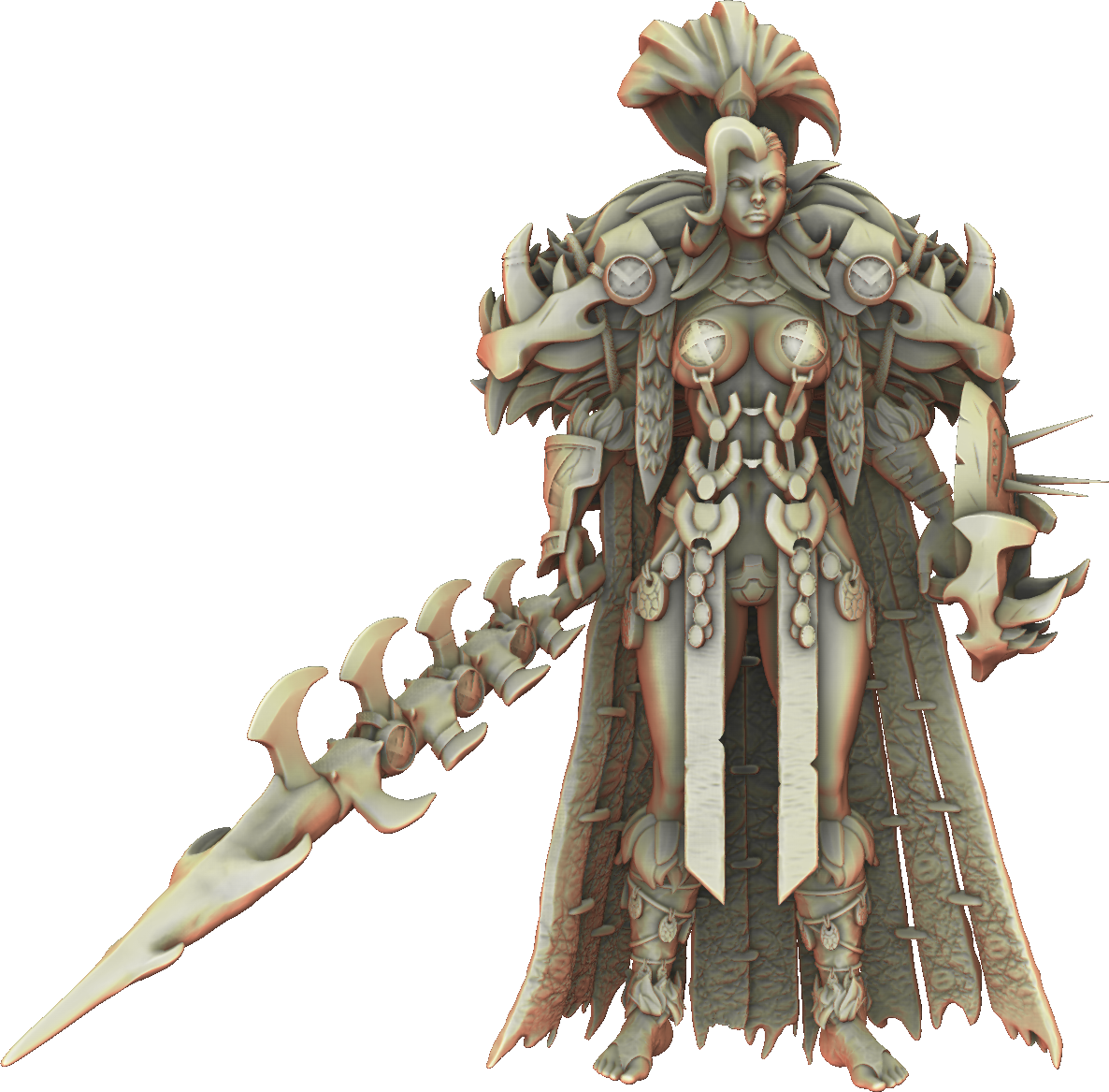 Valkyrie Legend - Fiona Hunt - 75mm Pin Up/Figure/Model/Diorama