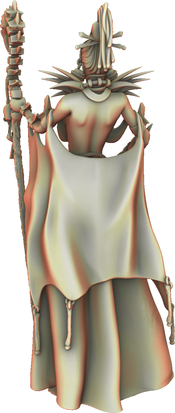 Valkyrie Legend - Luna Shade - 75mm Pin Up/Figure/Model/Diorama