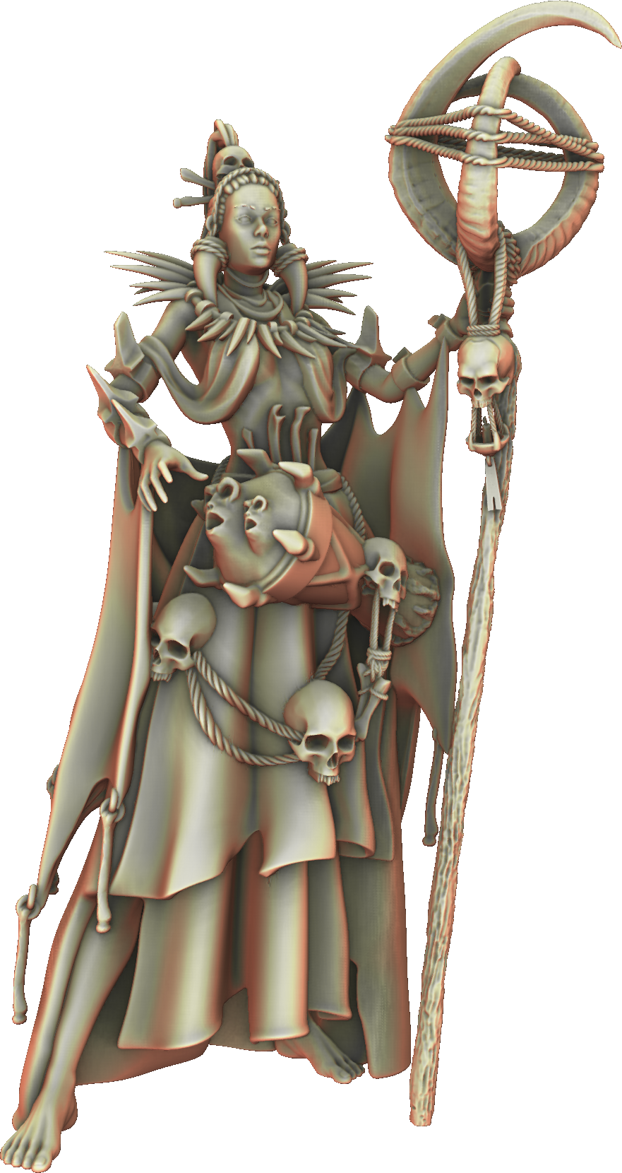 Valkyrie Legend - Luna Shade - 75mm Pin Up/Figure/Model/Diorama