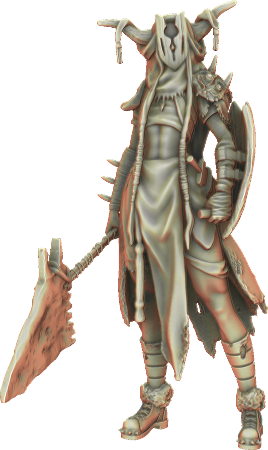 Valkyrie Legend - Sivara Antlershade - 75mm Pin Up/Figure/Model/Diorama