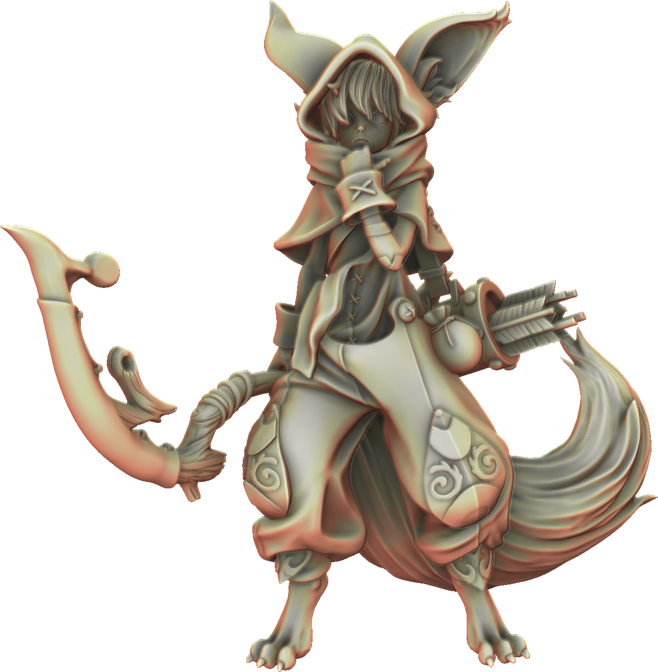 Valkyrie Legend - Cassia Fangs - 75mm Pin Up/Figure/Model/Diorama