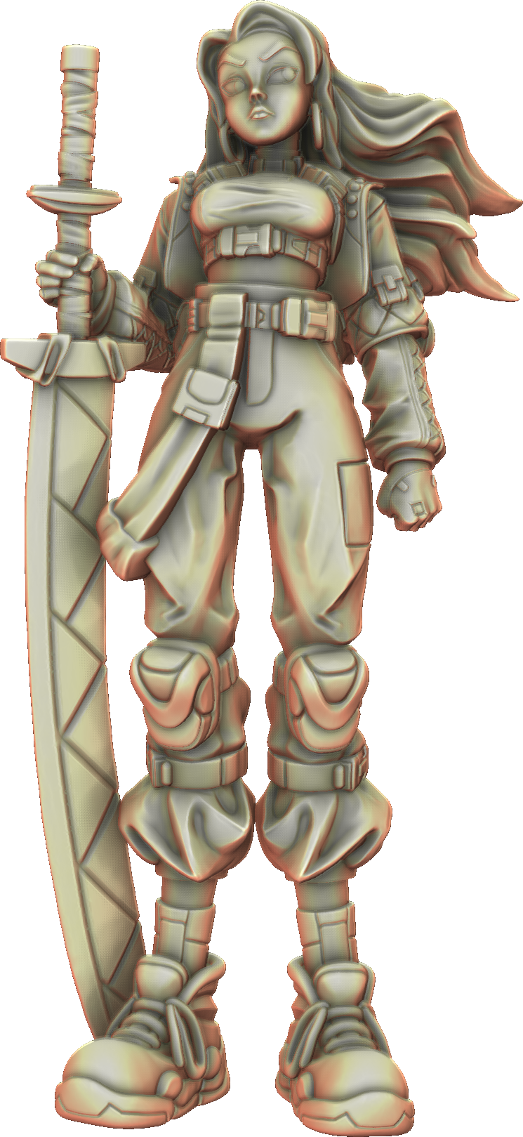 Valkyrie Legend - Nova Starlight - 75mm Pin Up/Figure/Model/Diorama