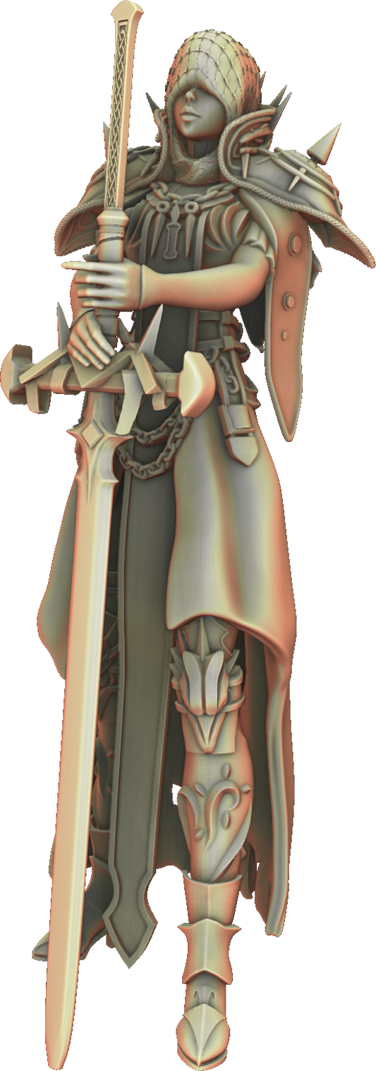 Valkyrie Legend - Vespara Darkbane - 75mm Pin Up/Figure/Model/Diorama