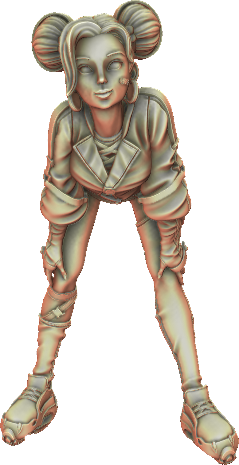 Valkyrie Legend - Ari Blaze - 75mm Pin Up/Figure/Model/Diorama