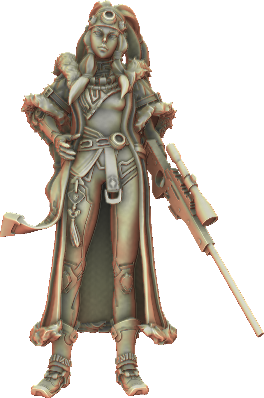 Valkyrie Legend - Raver Lockstrike - 75mm Pin Up/Figure/Model/Diorama