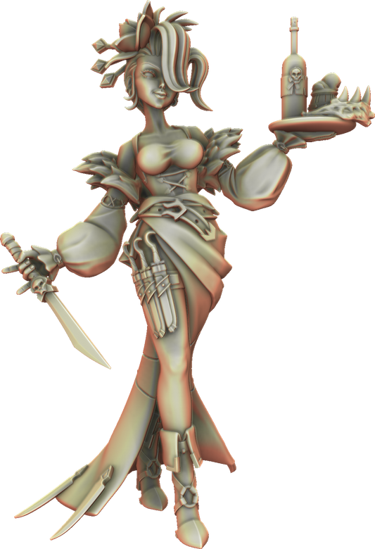 Valkyrie Legend - Tessa Goldale - 75mm Pin Up/Figure/Model/Diorama