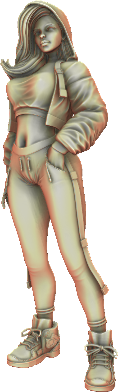 Valkyrie Legend - Alyssa Powerstride - 75mm Pin Up/Figure/Model/Diorama