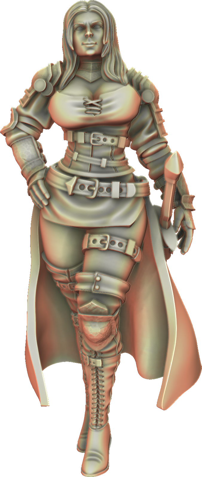 Valkyrie Legend - Liora Silverbrand - 75mm Pin Up/Figure/Model/Diorama