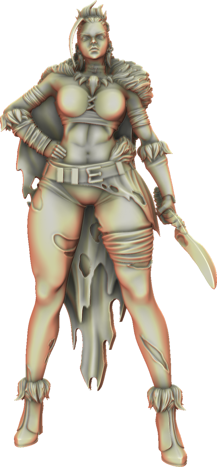 Valkyrie Legend - Ragna Bloodfury - 75mm Pin Up/Figure/Model/Diorama