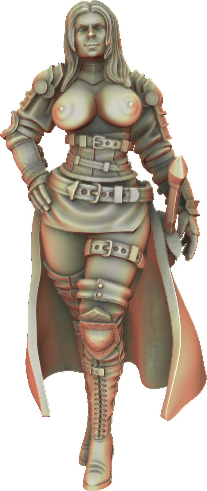 Valkyrie Legend - Liora Silverbrand - 75mm Pin Up/Figure/Model/Diorama