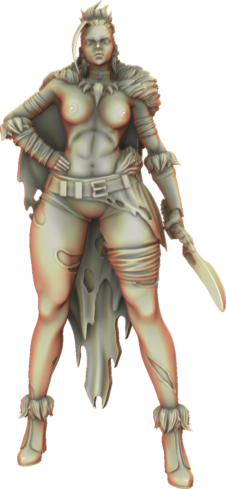 Valkyrie Legend - Ragna Bloodfury - 75mm Pin Up/Figure/Model/Diorama