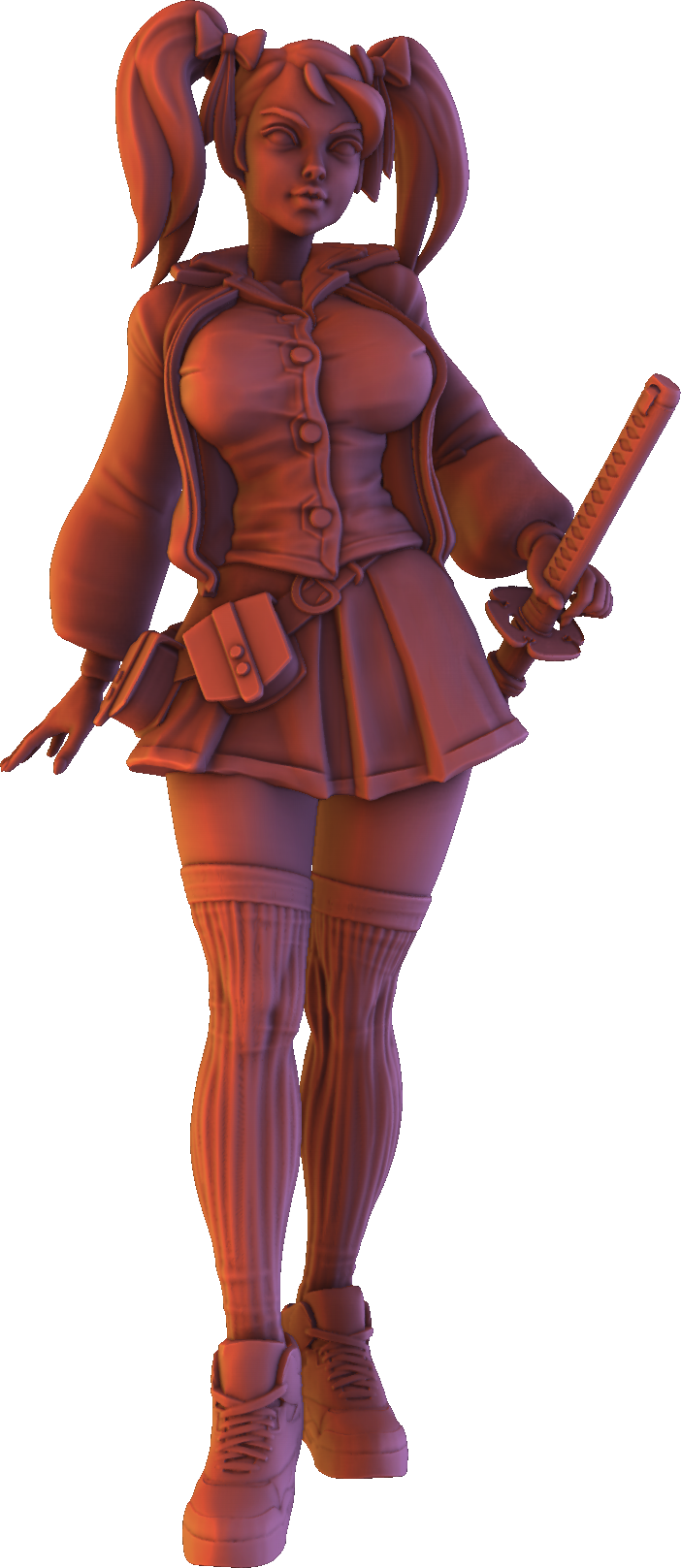 Z Kino - Steel Hearts #1 Normal Ver - 75mm Pin Up/Figure/Model/Diorama