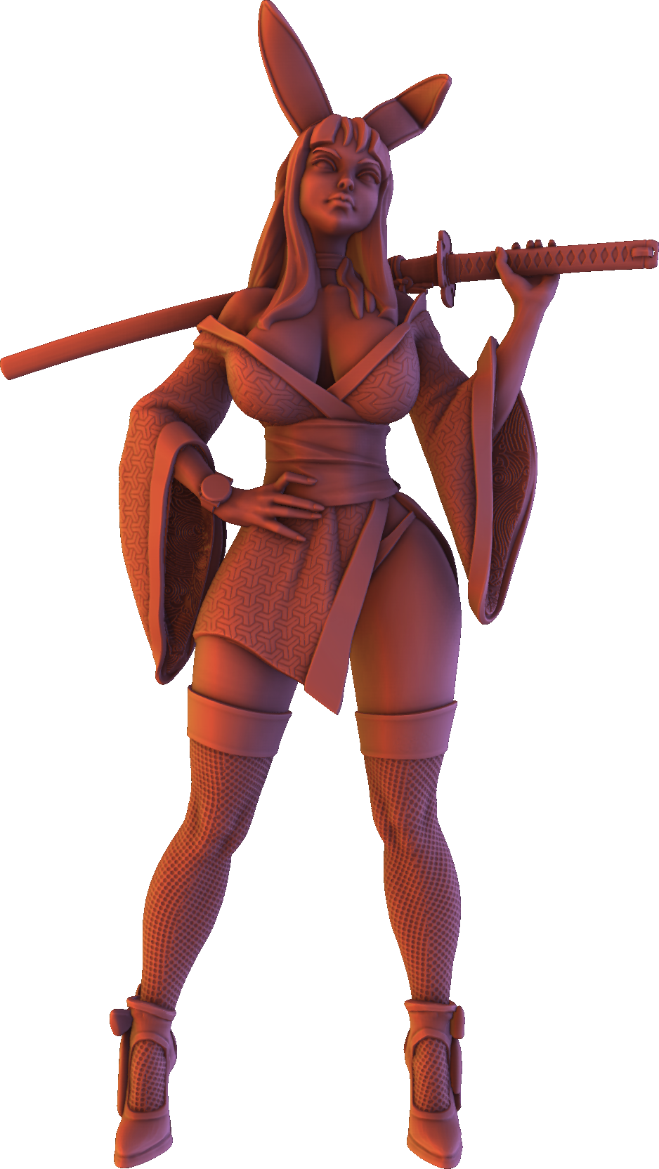 Z Kino - Steel Hearts #2 Normal Ver - 75mm Pin Up/Figure/Model/Diorama