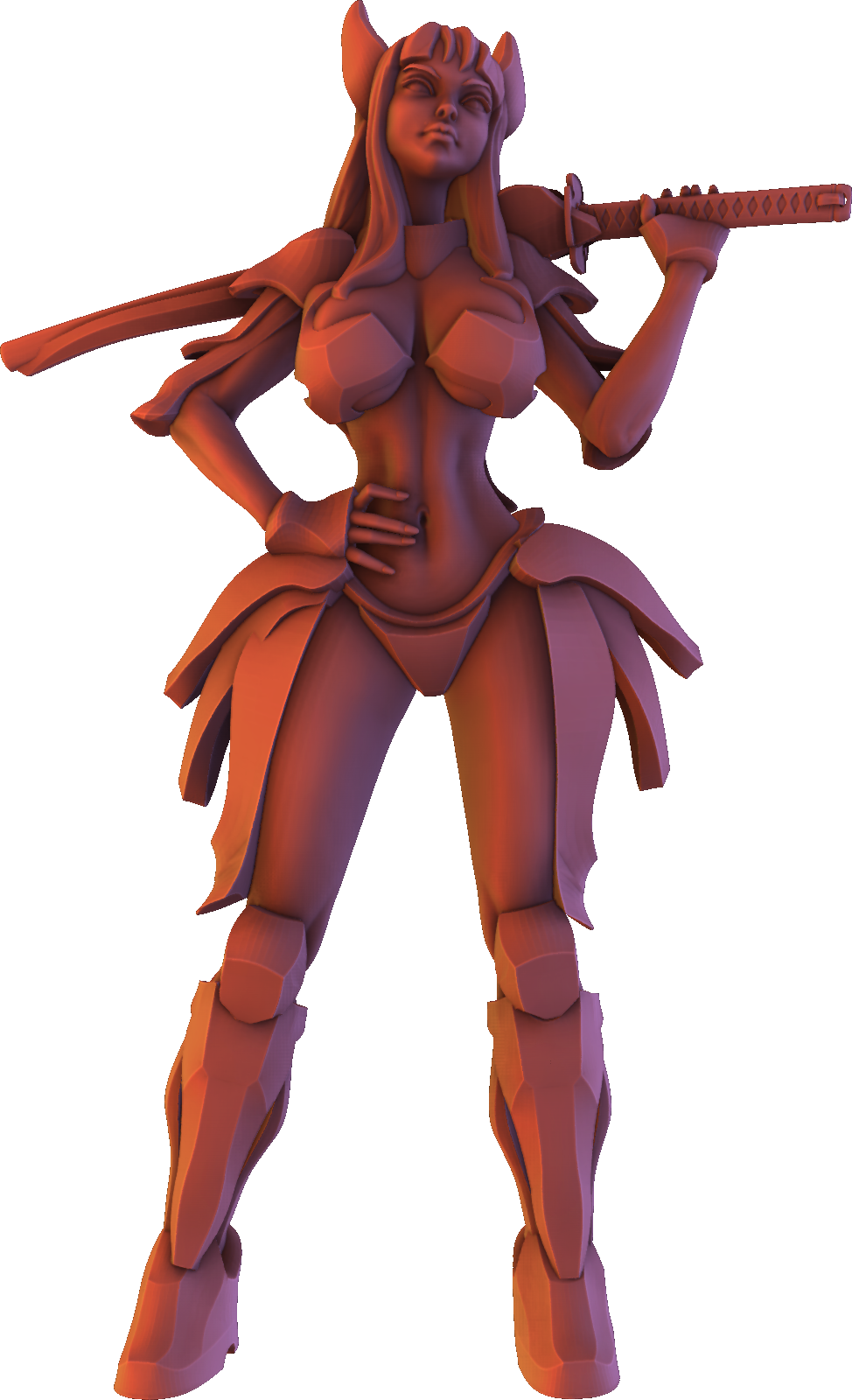 Z Kino - Steel Hearts #2 Awaken Ver - 75mm Pin Up/Figure/Model/Diorama