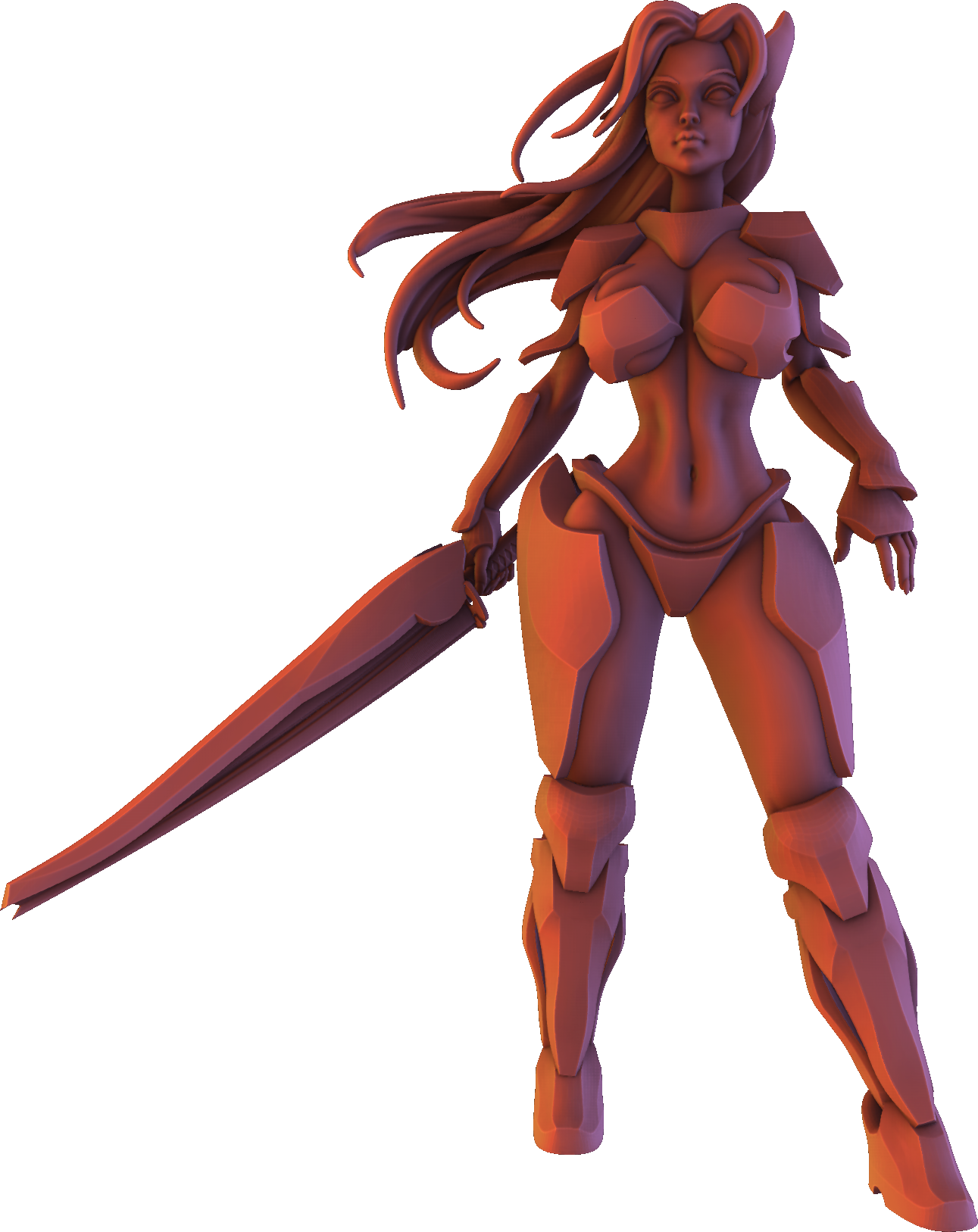 Z Kino - Steel Hearts #3 Awaken Ver - 75mm Pin Up/Figure/Model/Diorama