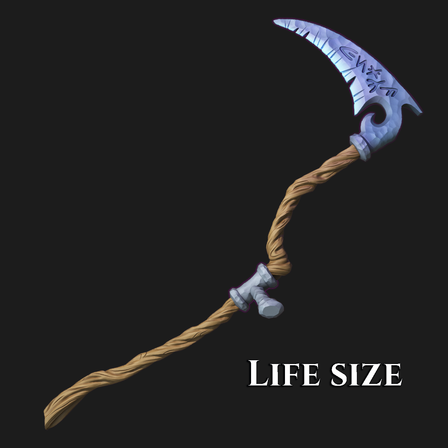 Unchained Games - Props - Scythe - Lifesize or Tabletop Sized