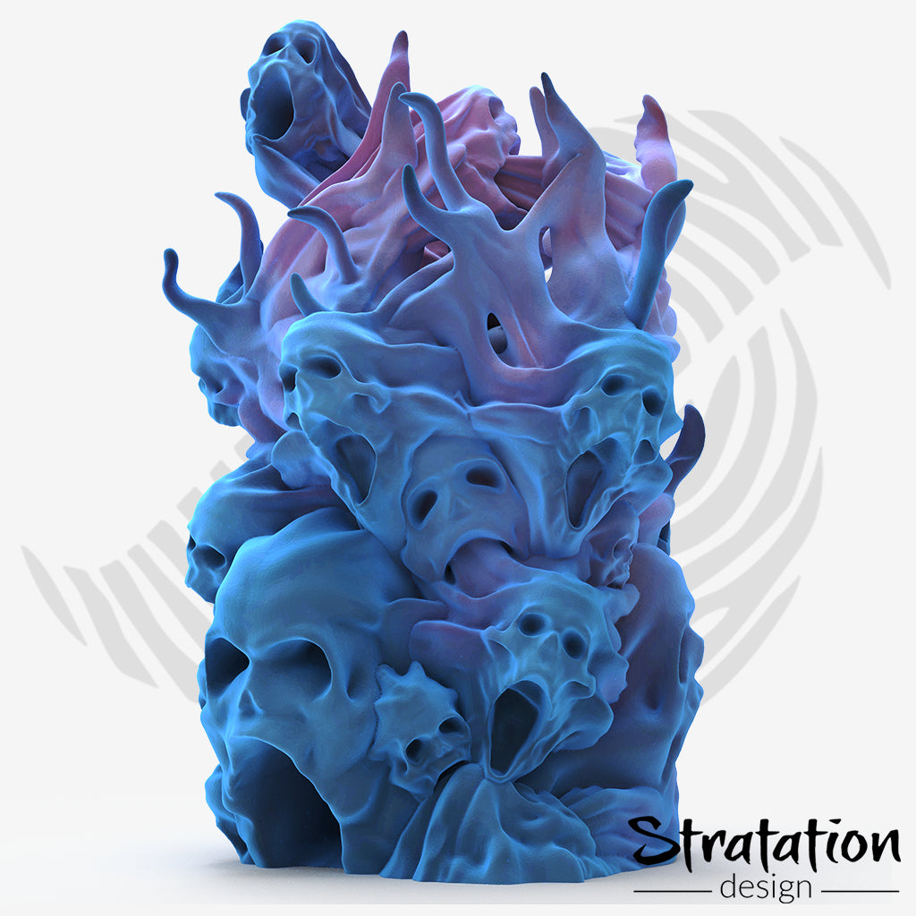 Stratation Design - Damned Souls Dice Tower - DnD/TTRPG/Roleplaying/Wargames