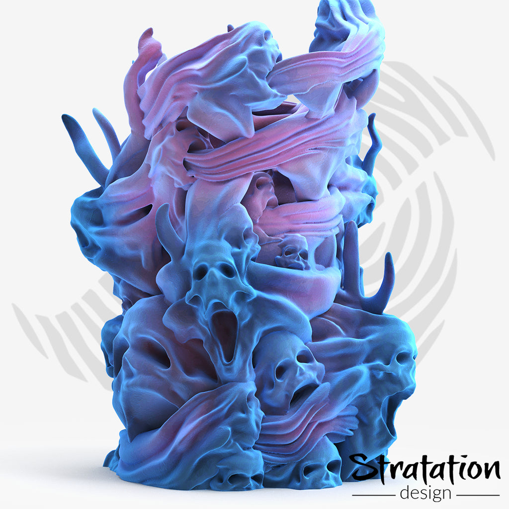 Stratation Design - Damned Souls Dice Tower - DnD/TTRPG/Roleplaying/Wargames