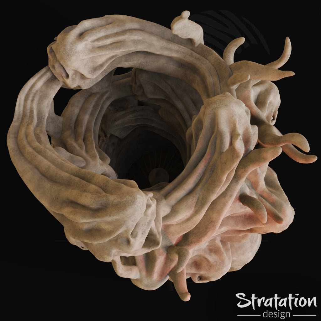 Stratation Design - Damned Souls Dice Tower - DnD/TTRPG/Roleplaying/Wargames