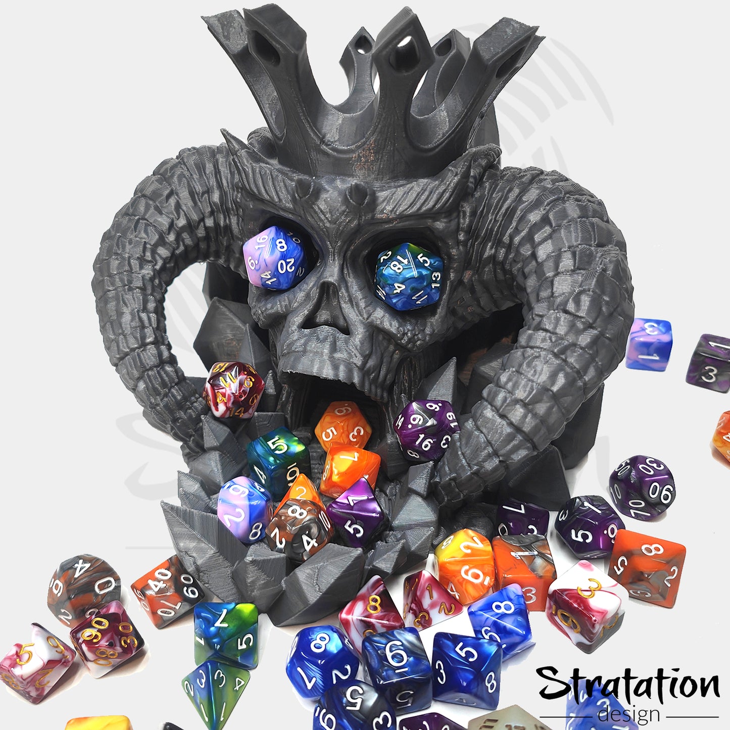 Stratation Design - Demon's Spirit Dice Tower - DnD/TTRPG/Roleplaying/Wargames