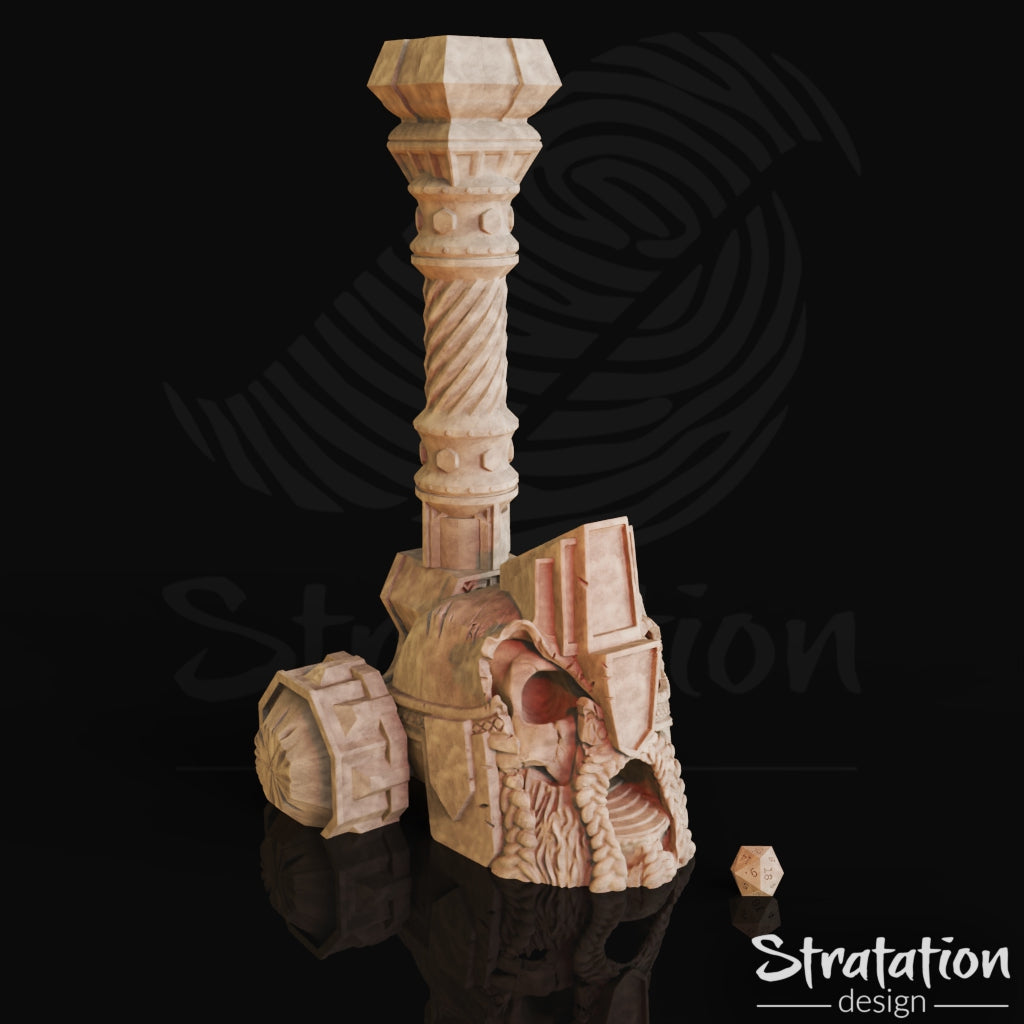 Stratation Design - Dwarf's Spirit Dice Tower - DnD/TTRPG/Roleplaying/Wargames