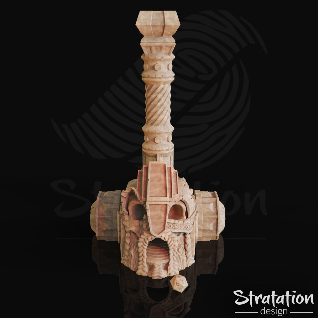 Stratation Design - Dwarf's Spirit Dice Tower - DnD/TTRPG/Roleplaying/Wargames