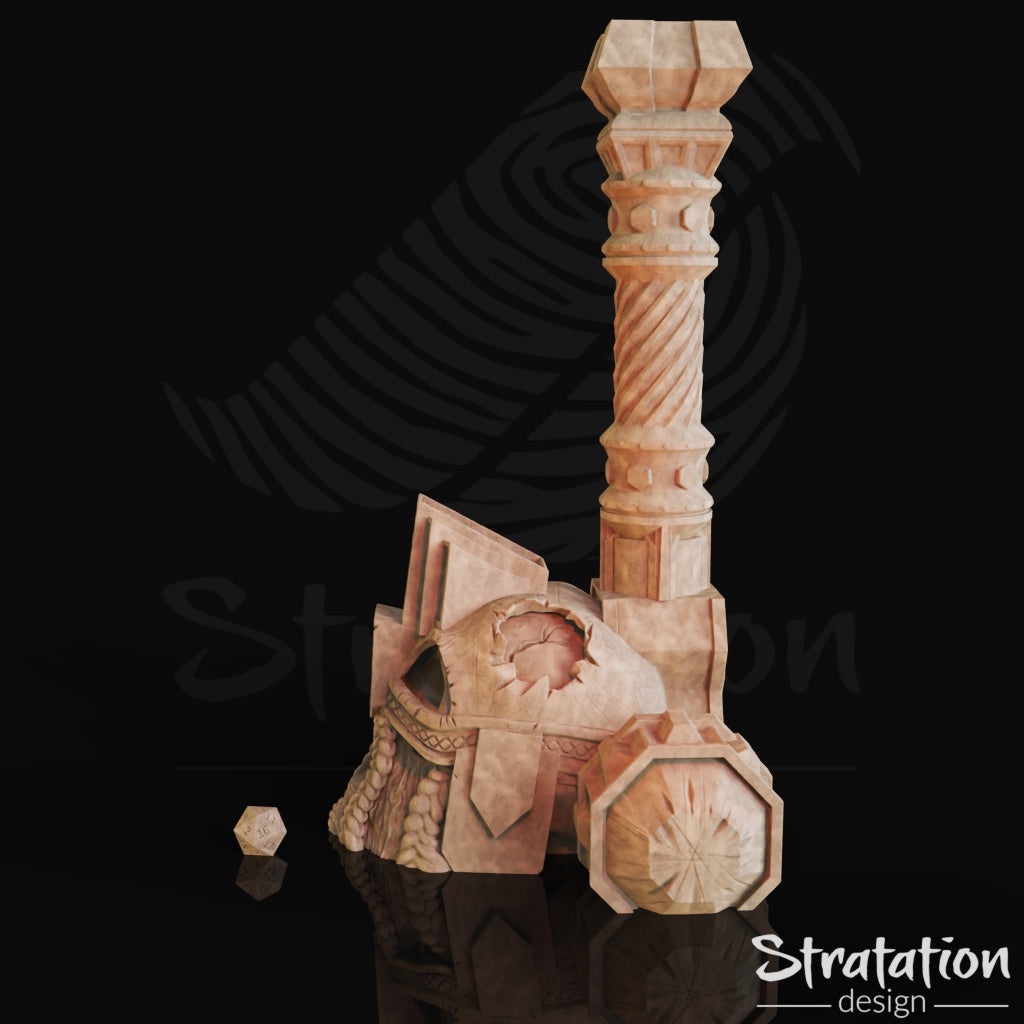 Stratation Design - Dwarf's Spirit Dice Tower - DnD/TTRPG/Roleplaying/Wargames