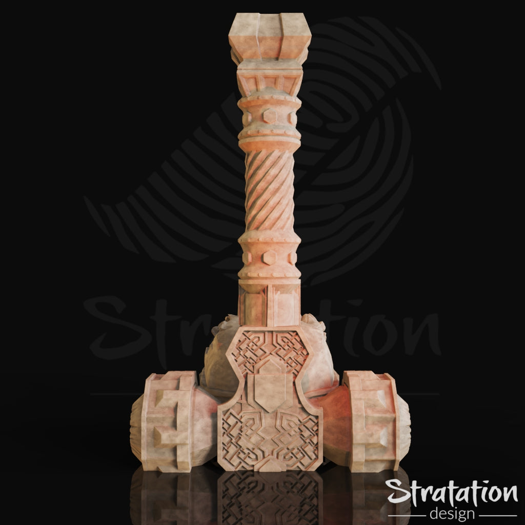 Stratation Design - Dwarf's Spirit Dice Tower - DnD/TTRPG/Roleplaying/Wargames