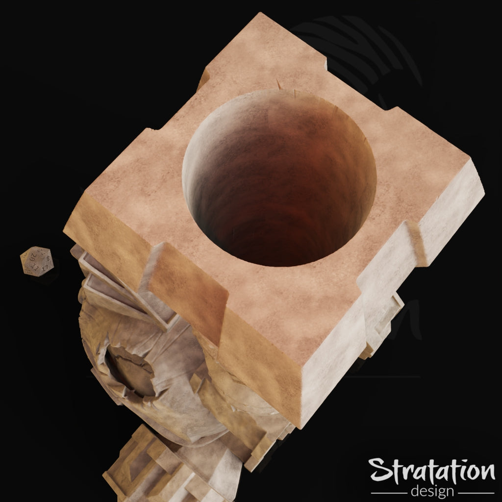Stratation Design - Dwarf's Spirit Dice Tower - DnD/TTRPG/Roleplaying/Wargames