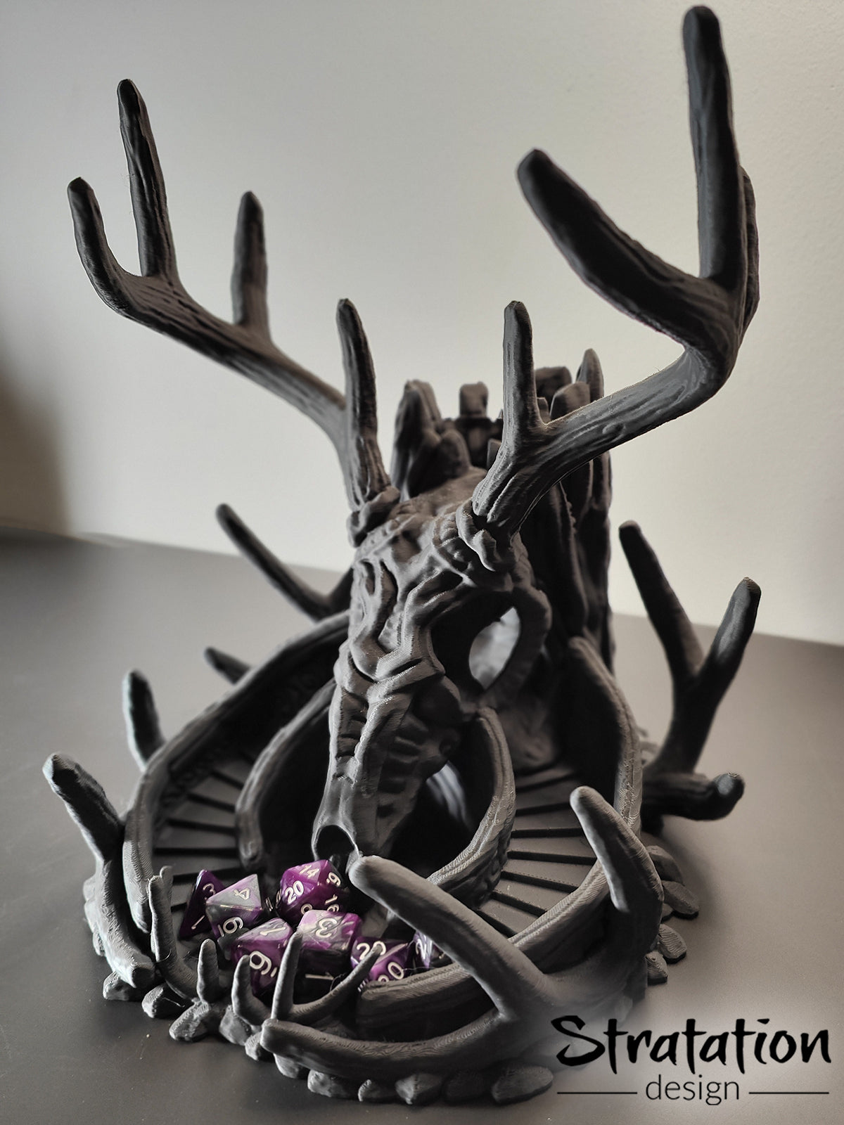 Stratation Design - Elk's Spirit Dice Tower - DnD/TTRPG/Roleplaying/Wargames
