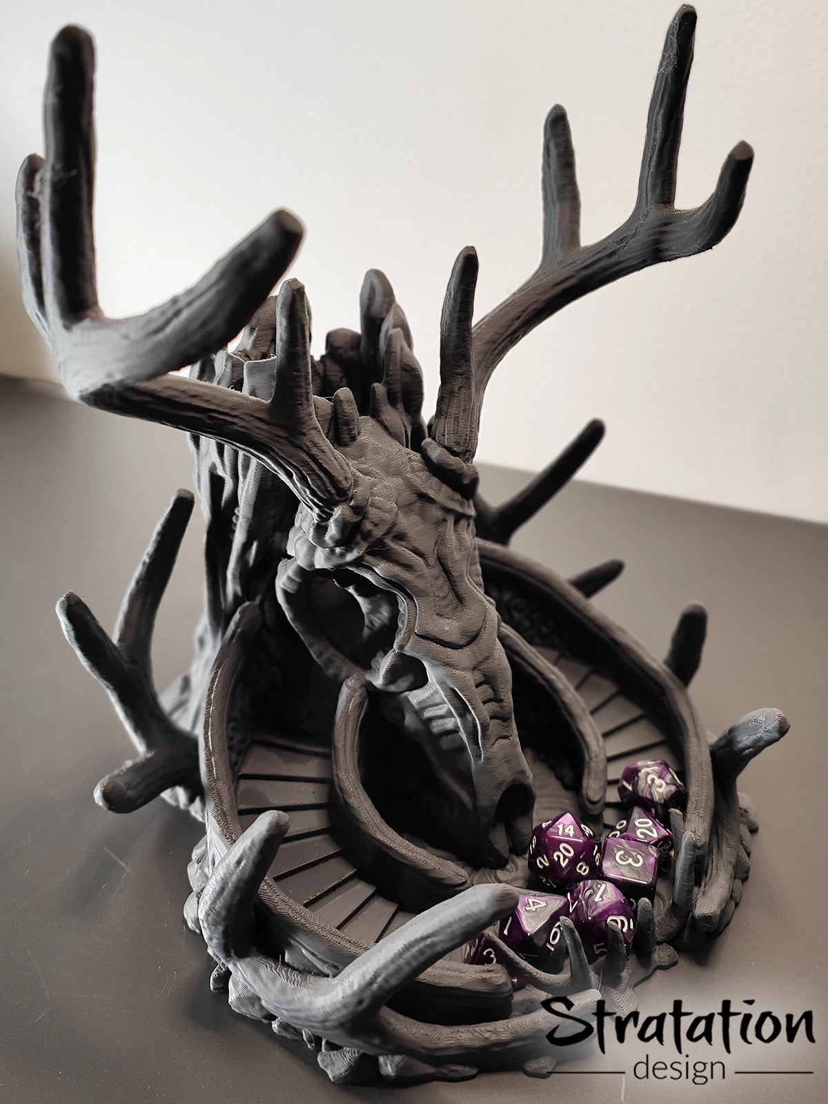 Stratation Design - Elk's Spirit Dice Tower - DnD/TTRPG/Roleplaying/Wargames