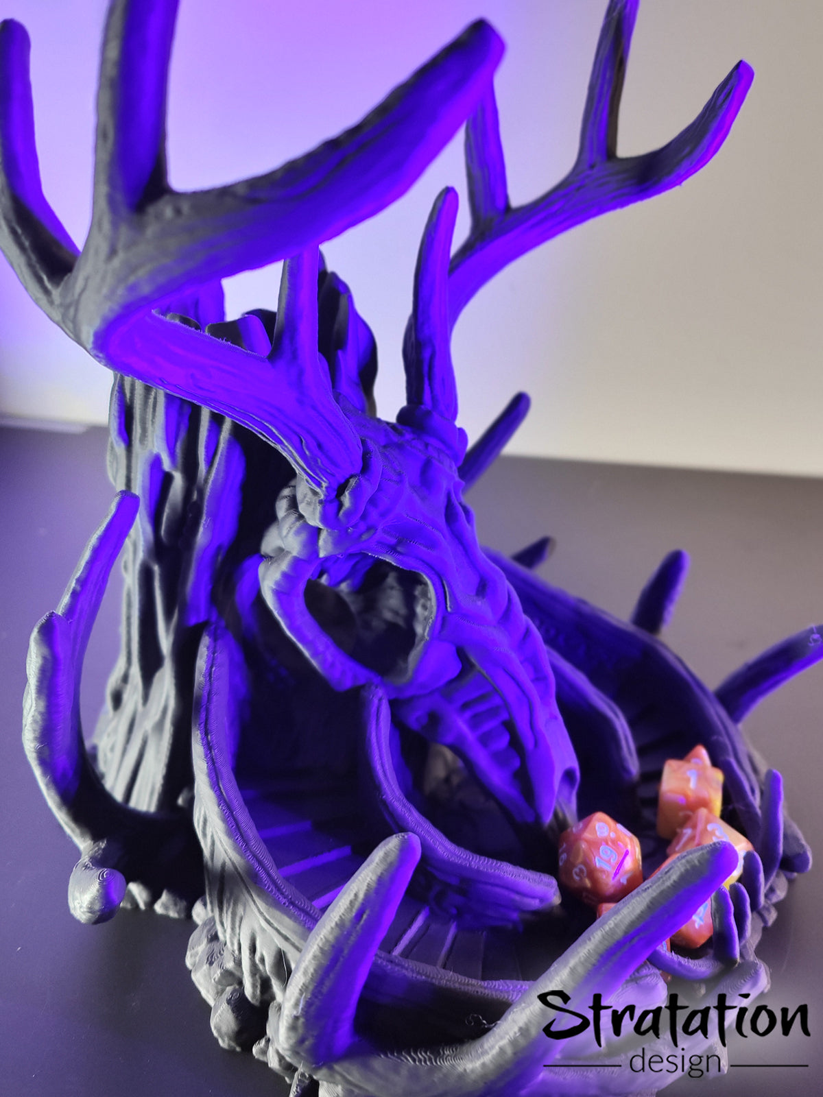 Stratation Design - Elk's Spirit Dice Tower - DnD/TTRPG/Roleplaying/Wargames