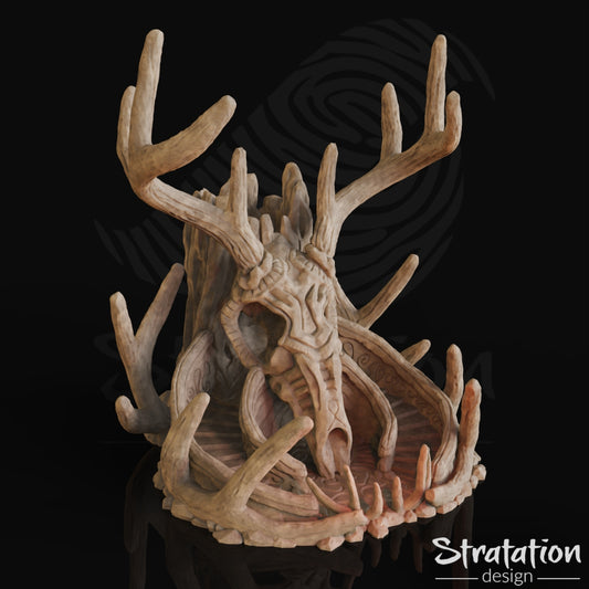 Stratation Design - Elk's Spirit Dice Tower - DnD/TTRPG/Roleplaying/Wargames