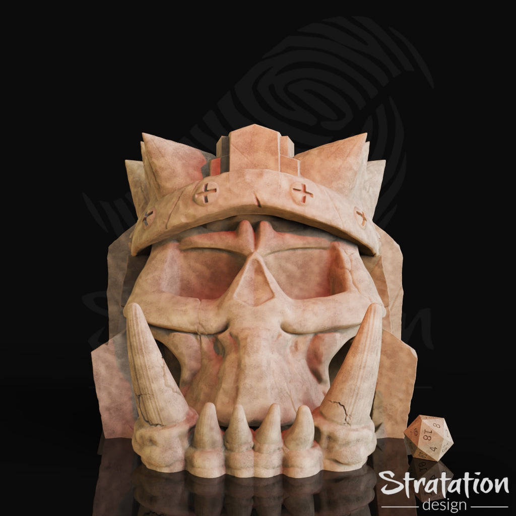 Stratation Design - Ork's Spirit Dice Tower - DnD/TTRPG/Roleplaying/Wargames