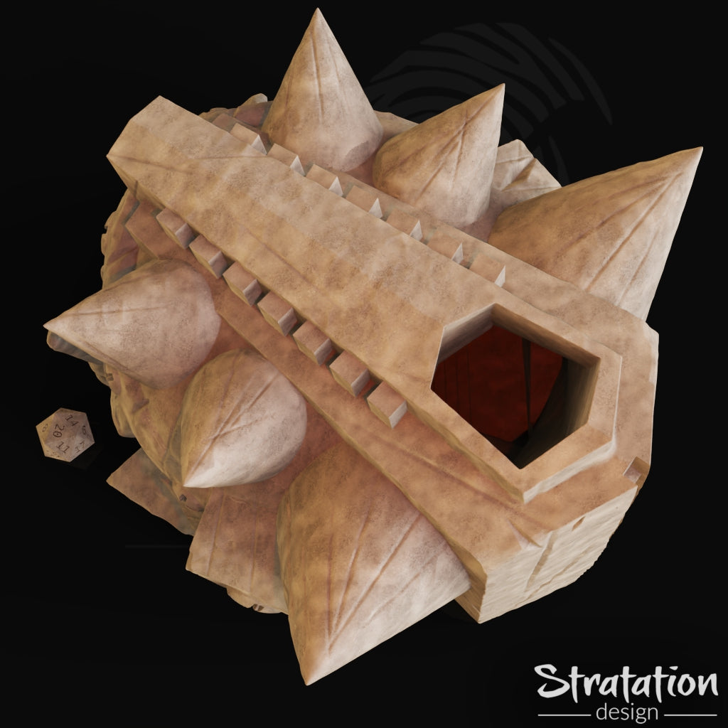 Stratation Design - Ork's Spirit Dice Tower - DnD/TTRPG/Roleplaying/Wargames