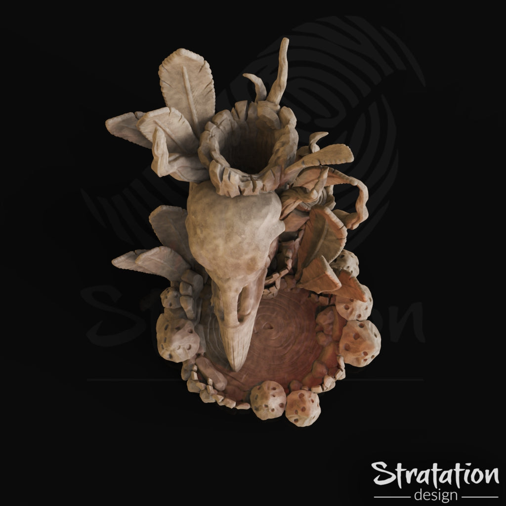 Stratation Design - Raven's Spirit Dice Tower - DnD/TTRPG/Roleplaying/Wargames