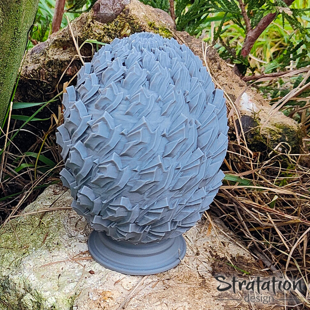 Stratation Design - Steelshard Dragon Egg Dice Box - DnD/TTRPG/Roleplaying/Wargames